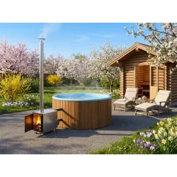 Купель уличная 200х115 см под ключ с печью Купель уличная 200х115 см под ключ с печью